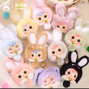 (NEW) SAMUEL Mini Lucky Rabbit Pendant Plush Series Blind Box